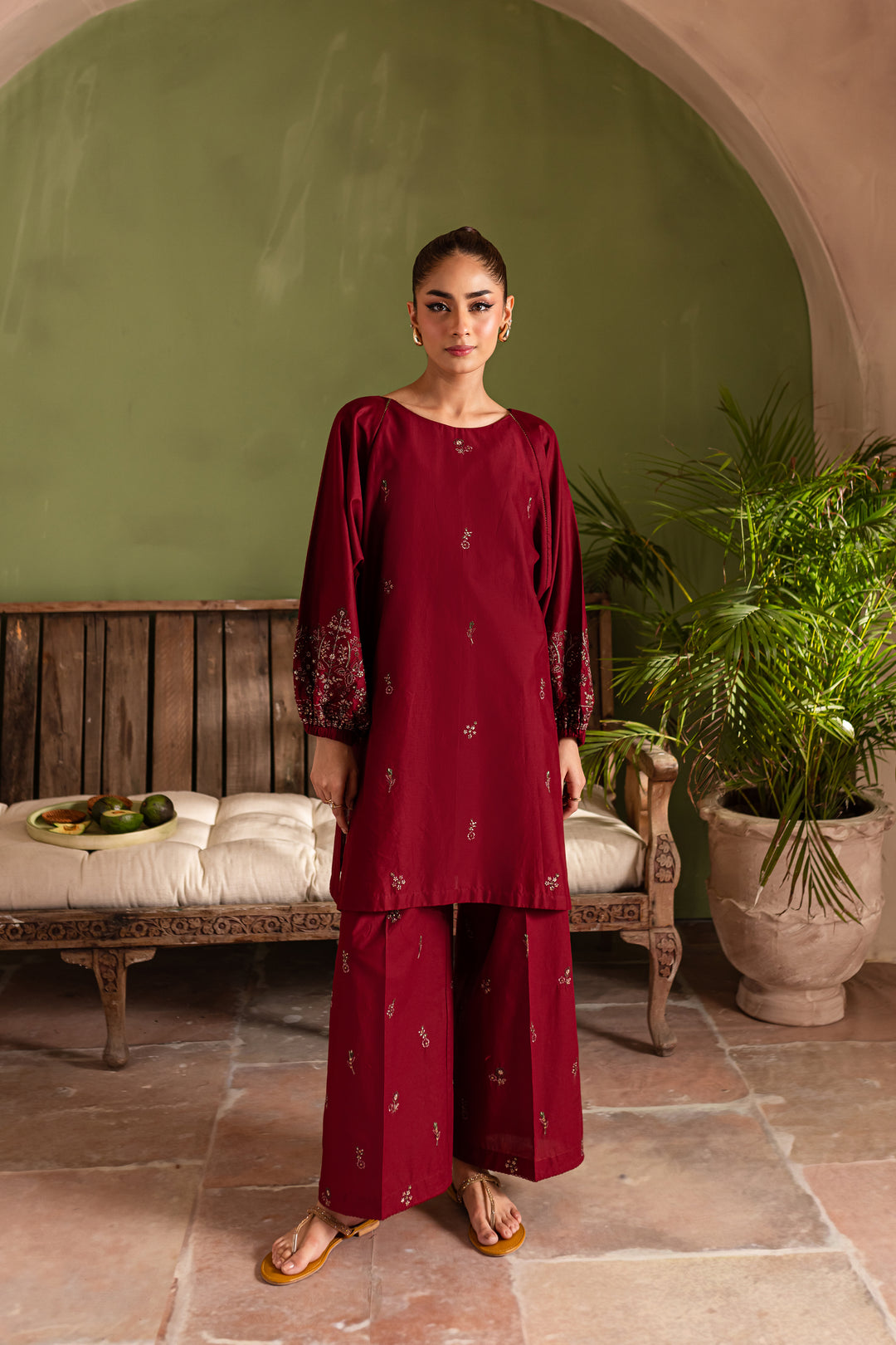 Stark 2Pc - Embroidered Lawn Dress - BATIK