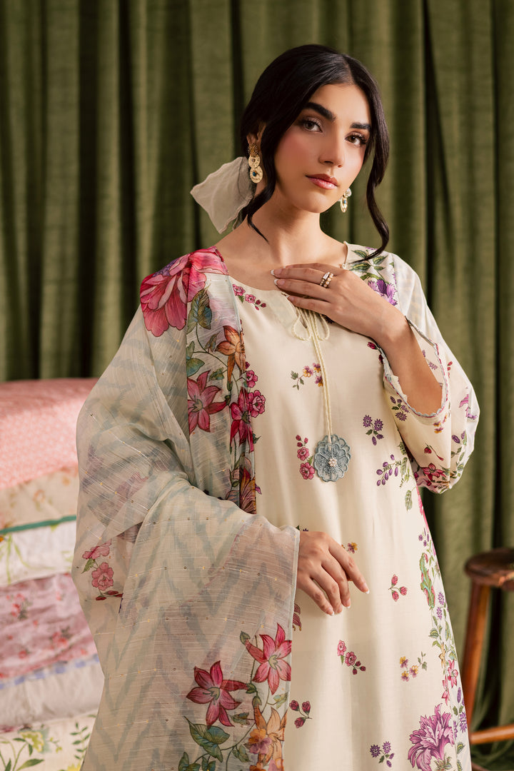 Linch 3Pc - Printed Lawn Dress