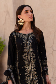 Ernest 3Pc - Embroidered Khaddar Dress