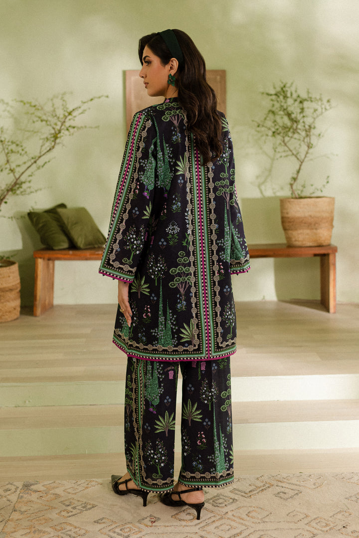 Blue Cypress 2Pc - Printed Khaddar Dress - BATIK