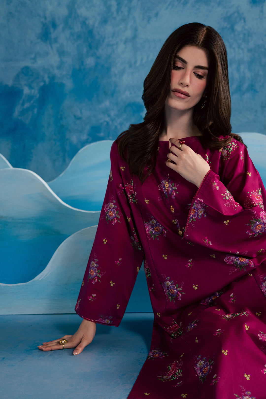 Arzu 2Pc - Printed Lawn Dress