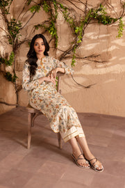 Parchment 2Pc - Printed Lawn Dress - BATIK