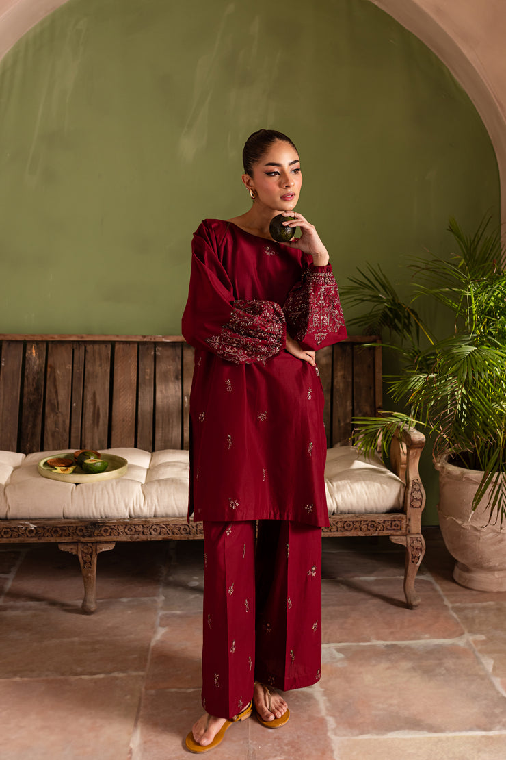 Stark 2Pc - Embroidered Lawn Dress - BATIK