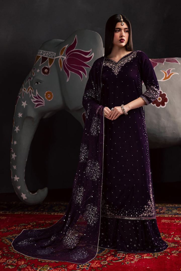 Chamak 3Pc - Velvet Luxe Pret