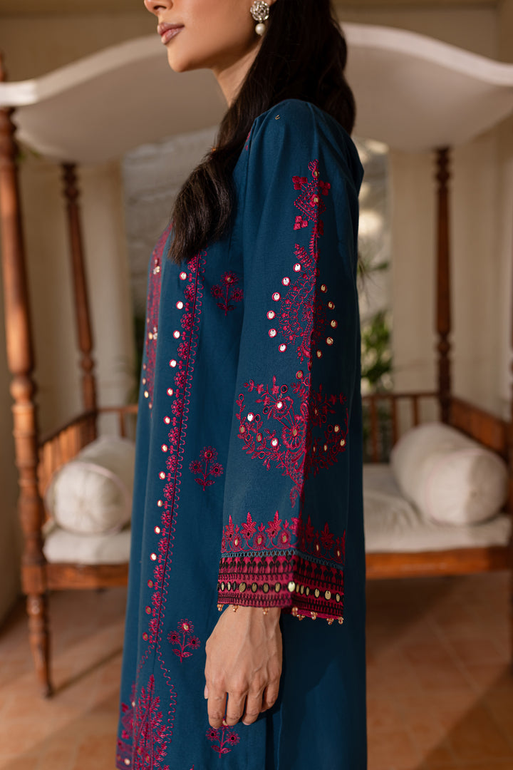 Meeru 2Pc - Embroidered Khaddar Dress - BATIK