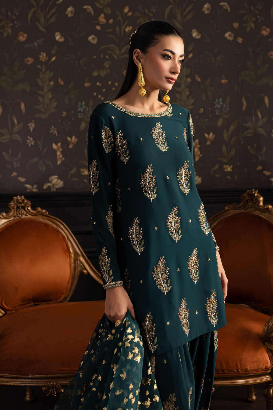 Meadow 3Pc - Georgette Formal Dress - BATIK