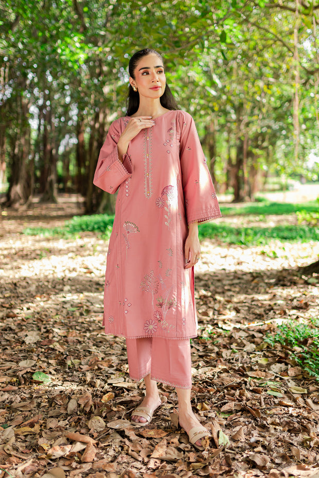 Quartz 2Pc -  Embroidered Cambric Dress - BATIK