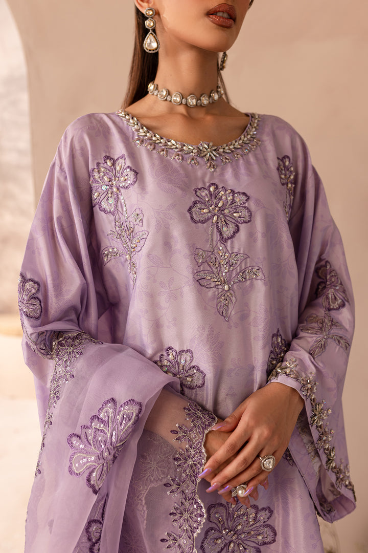 Saffora 3pc - Embroidered Luxe PRET - BATIK