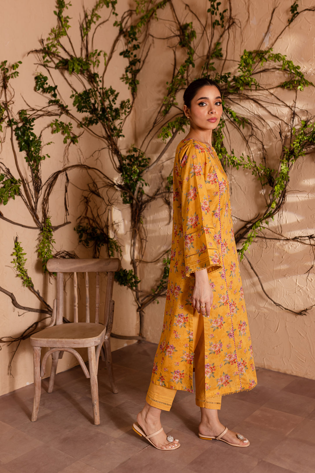 Lemon Tart 2Pc - Printed Lawn Dress - BATIK