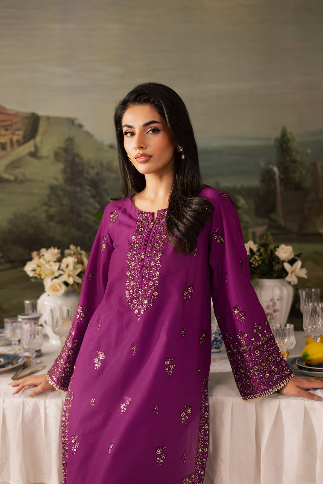 Nazneen 2Pc - Embroidered Lawn Pret