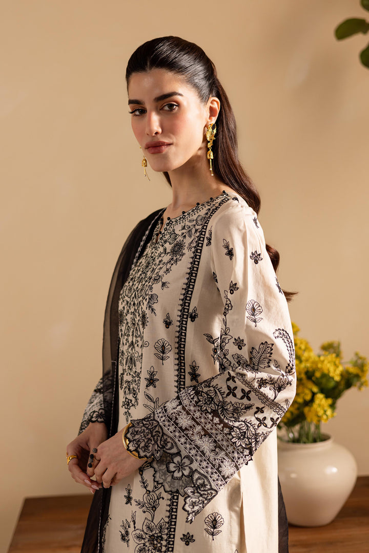 Hanaya 3Pc - Embroidered Luxe PIMA