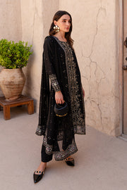 Ernest 3Pc - Embroidered Khaddar Dress