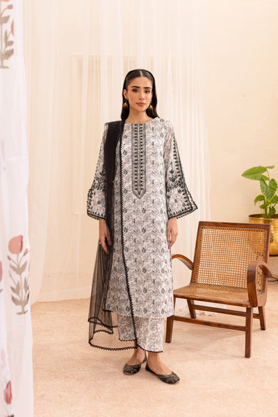 Narvin 3Pc - Printed Lawn Dress - BATIK