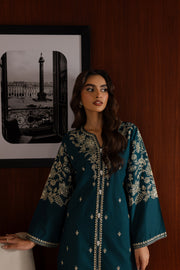 Coulson 2Pc - Embroidered Khaddar Dress