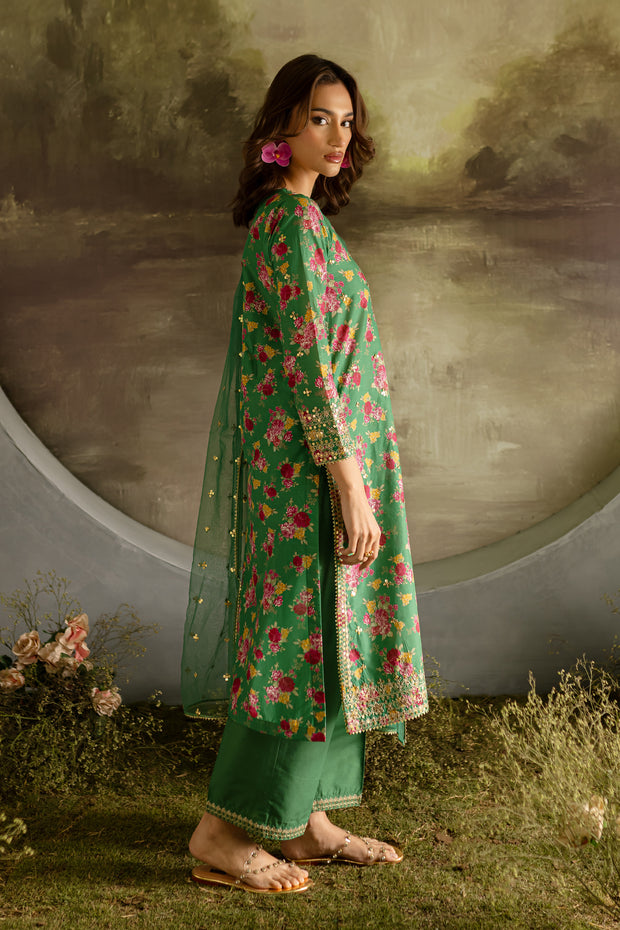 Araish 3Pc - Printed Lawn Dress