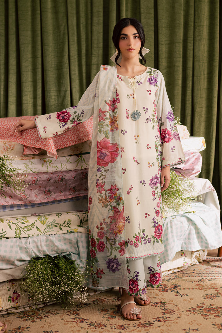 Linch 3Pc - Printed Lawn Dress