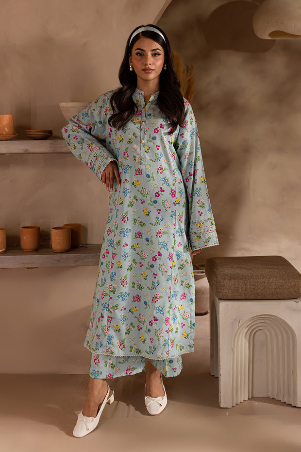 Floriana 2Pc - Printed Khaddar Dress