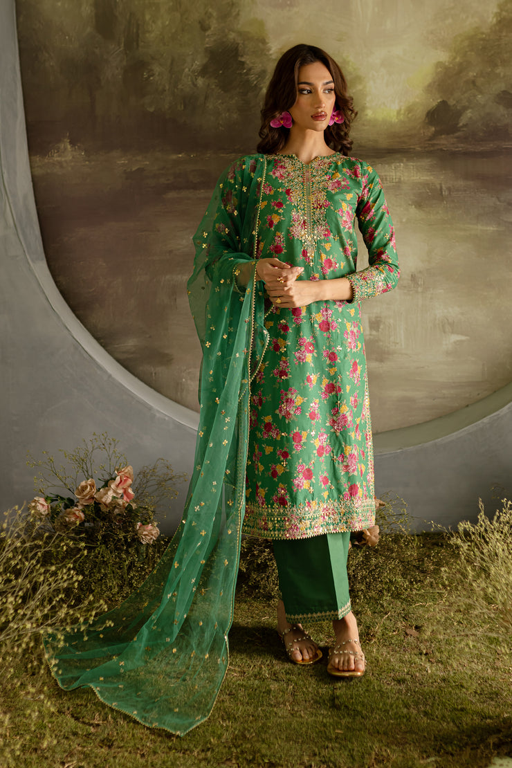 Araish 3Pc - Printed Lawn Dress