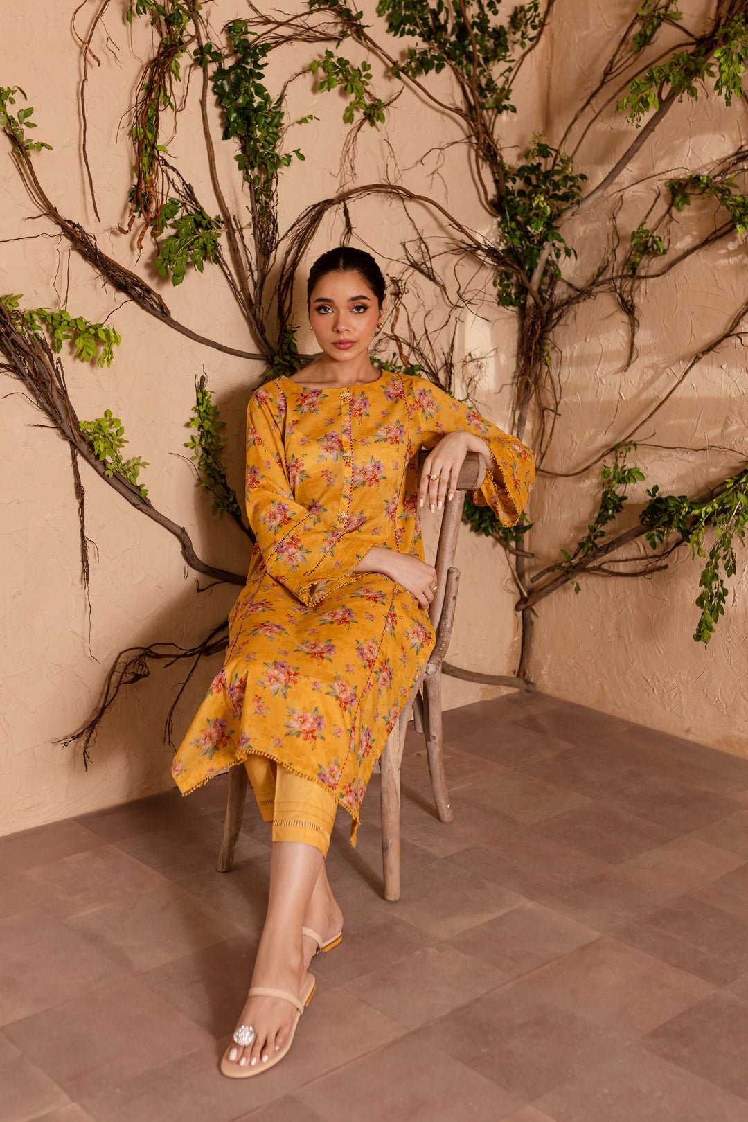 Lemon Tart 2Pc - Printed Lawn Dress - BATIK