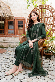 Maesha 3Pc - Embroidered Karandi Dress - BATIK