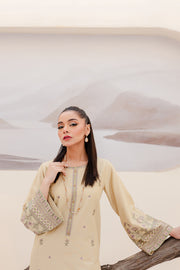 Gold Finch 2Pc - Embroidered Karandi Dress - BATIK