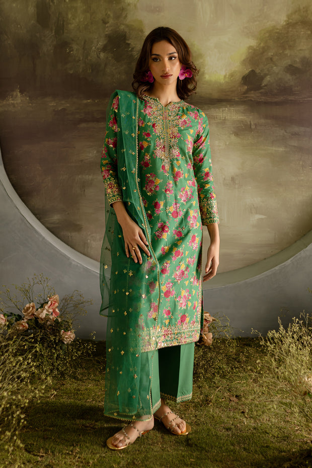 Araish 3Pc - Printed Lawn Dress