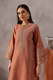 Note 2Pc - Embroidered Khaddar Dress