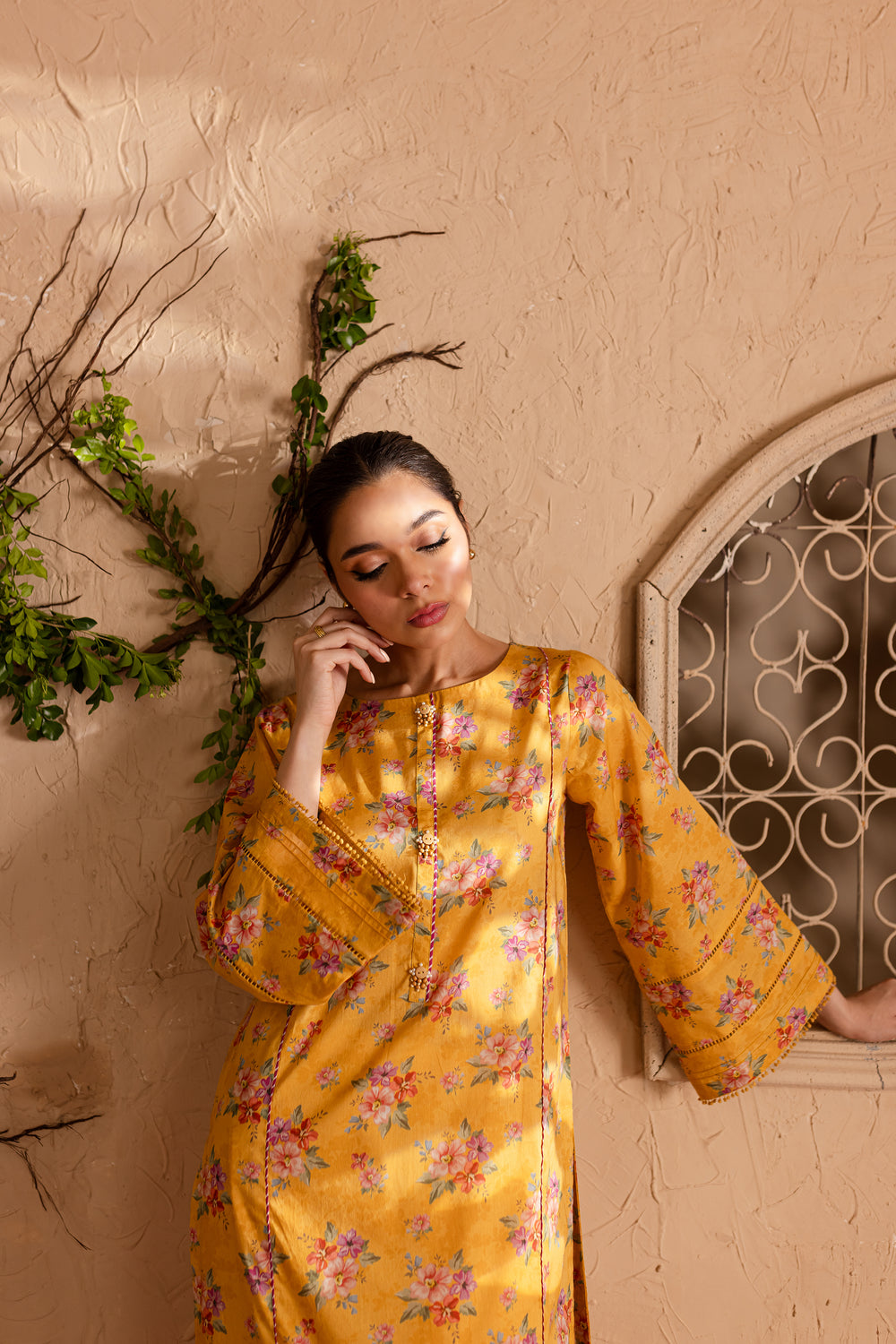 Lemon Tart 2Pc - Printed Lawn Dress - BATIK