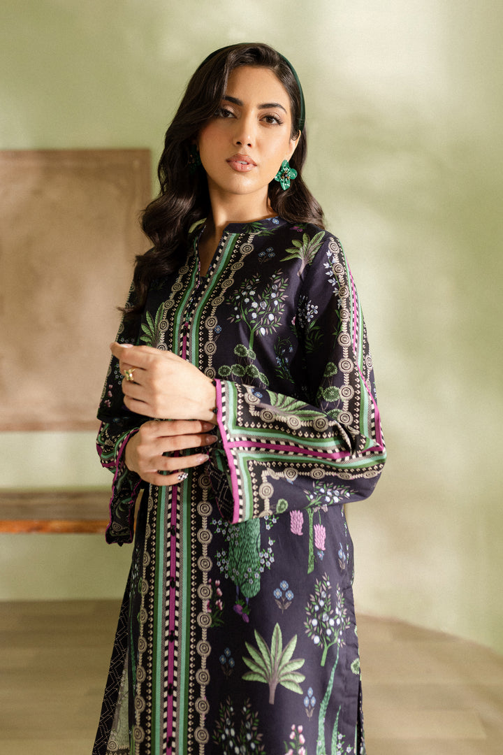 Blue Cypress 2Pc - Printed Khaddar Dress - BATIK