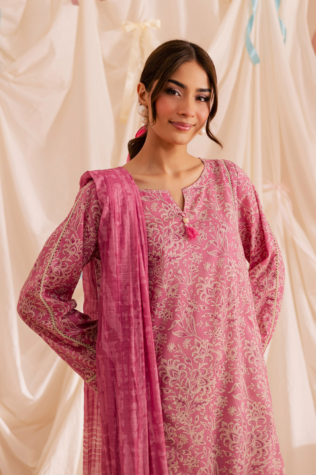 Serena 3Pc - Printed Lawn Dress