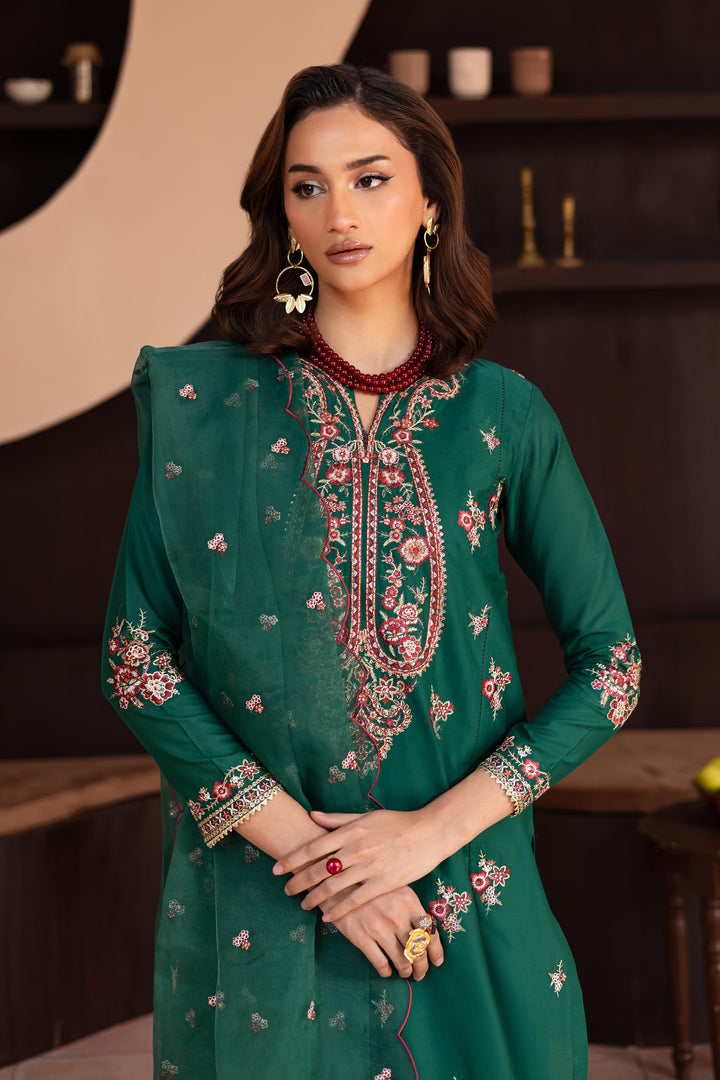 Myra 3Pc - Embroidered Lawn Dress