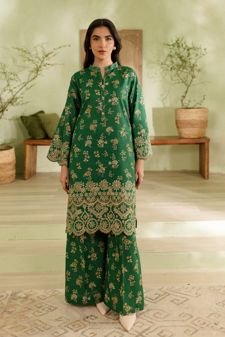 Zel 2Pc - Printed Khaddar Dress - BATIK