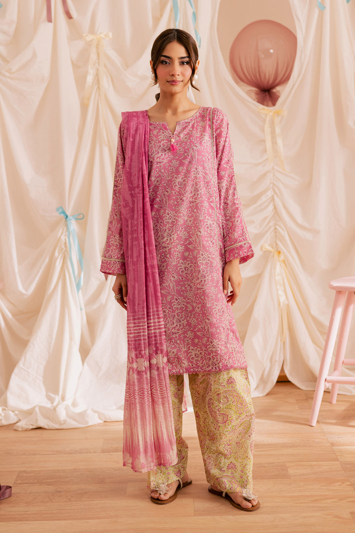 Serena 3Pc - Printed Lawn Dress