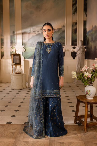 Zarla 3Pc - Embroidered Lawn Dress - BATIK