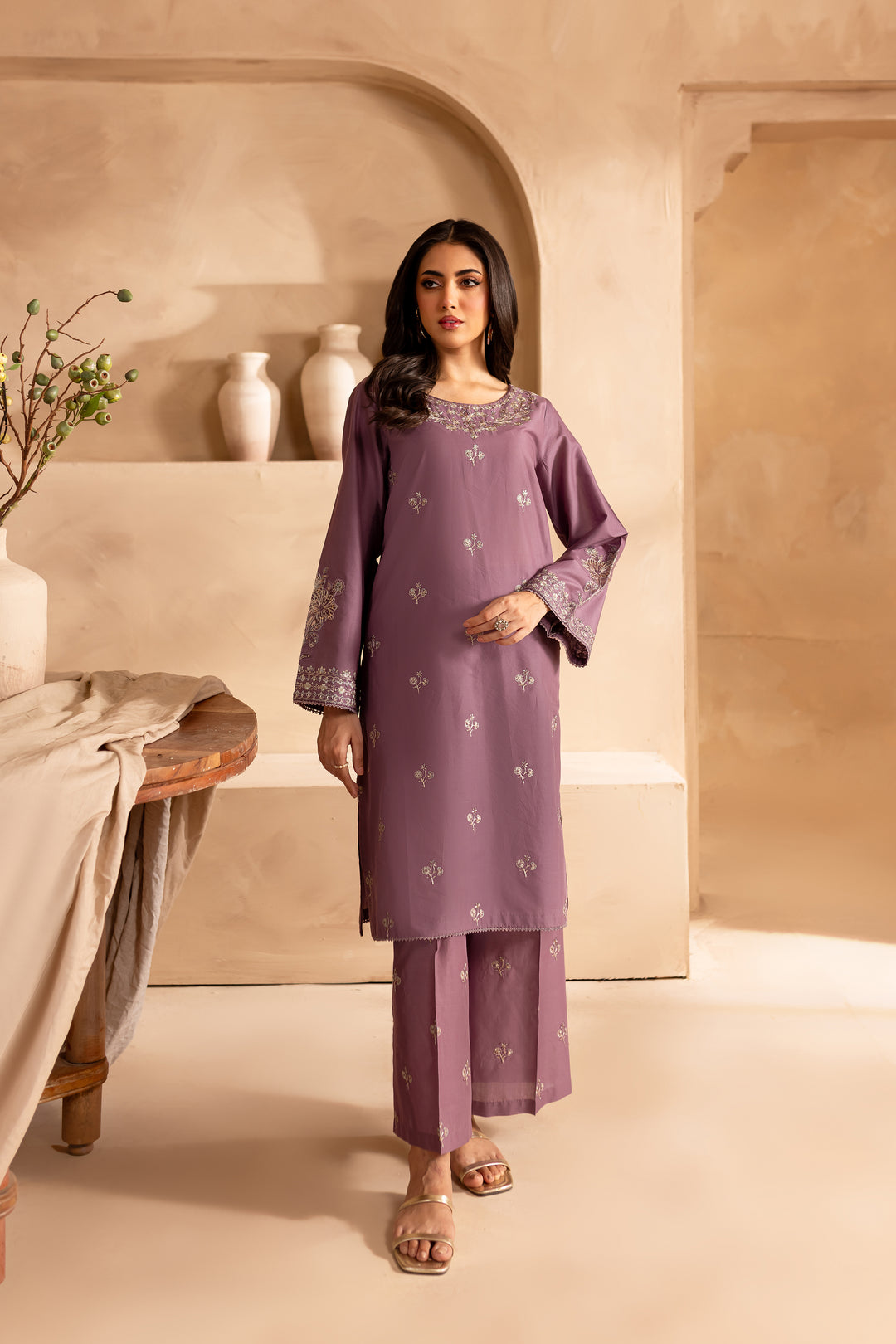 Laikou 2Pc - Embroidered Lawn Dress - BATIK