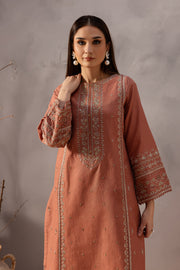 Note 2Pc - Embroidered Khaddar Dress