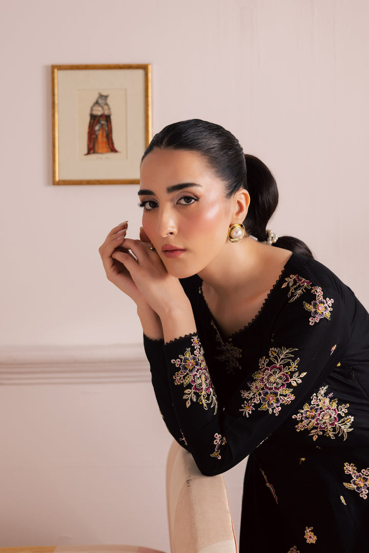 Flower Seeds 2Pc - Embroidered Casual Pret