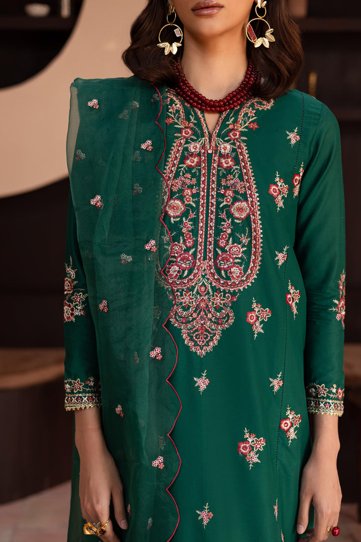 Myra 3Pc - Embroidered Lawn Dress