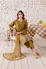 Livia 3Pc - Embroidered Lawn Dress