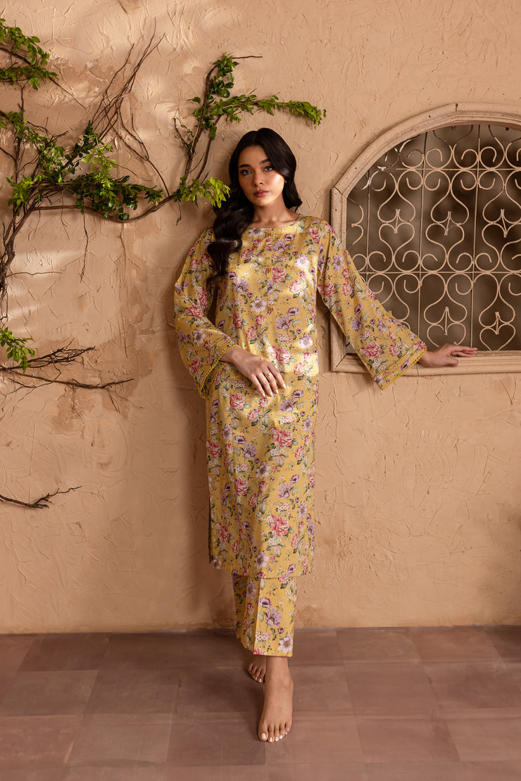 Remi 2Pc - Printed Lawn Dress - BATIK