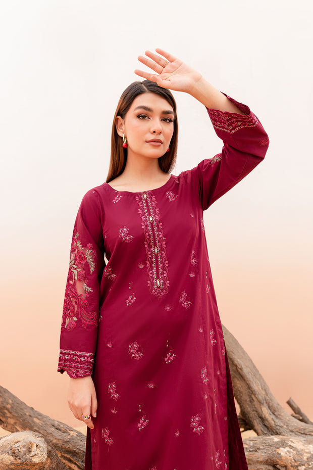 Red Dahlia 2Pc
