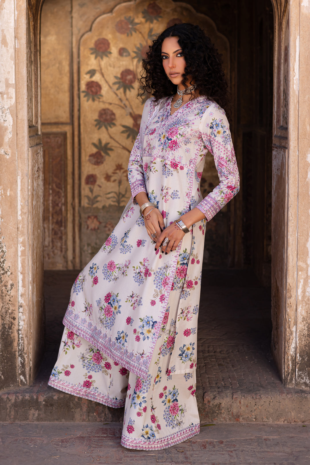 Serenity 3Pc- Printed Lawn Dress