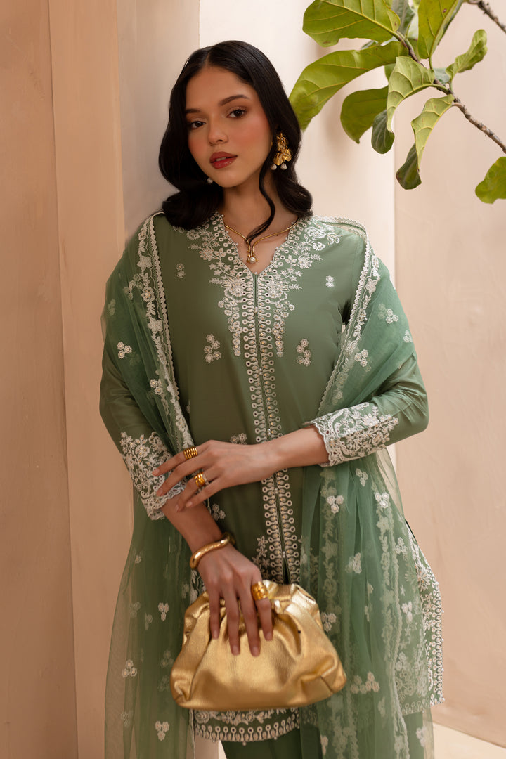 Miro 3Pc - Embroidered Lawn Dress