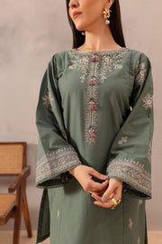 Den 2Pc - Embroidered Khaddar Dress - BATIK