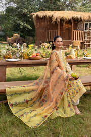 Florence 3Pc - Printed Khaddar Dress