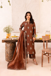 Oracle 3Pc - Embroidered Luxe PRET - BATIK