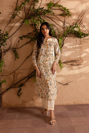 Parchment 2Pc - Printed Lawn Dress - BATIK