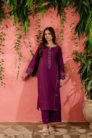 Jubilee 2Pc - Embroidered Khaddar Dress - BATIK