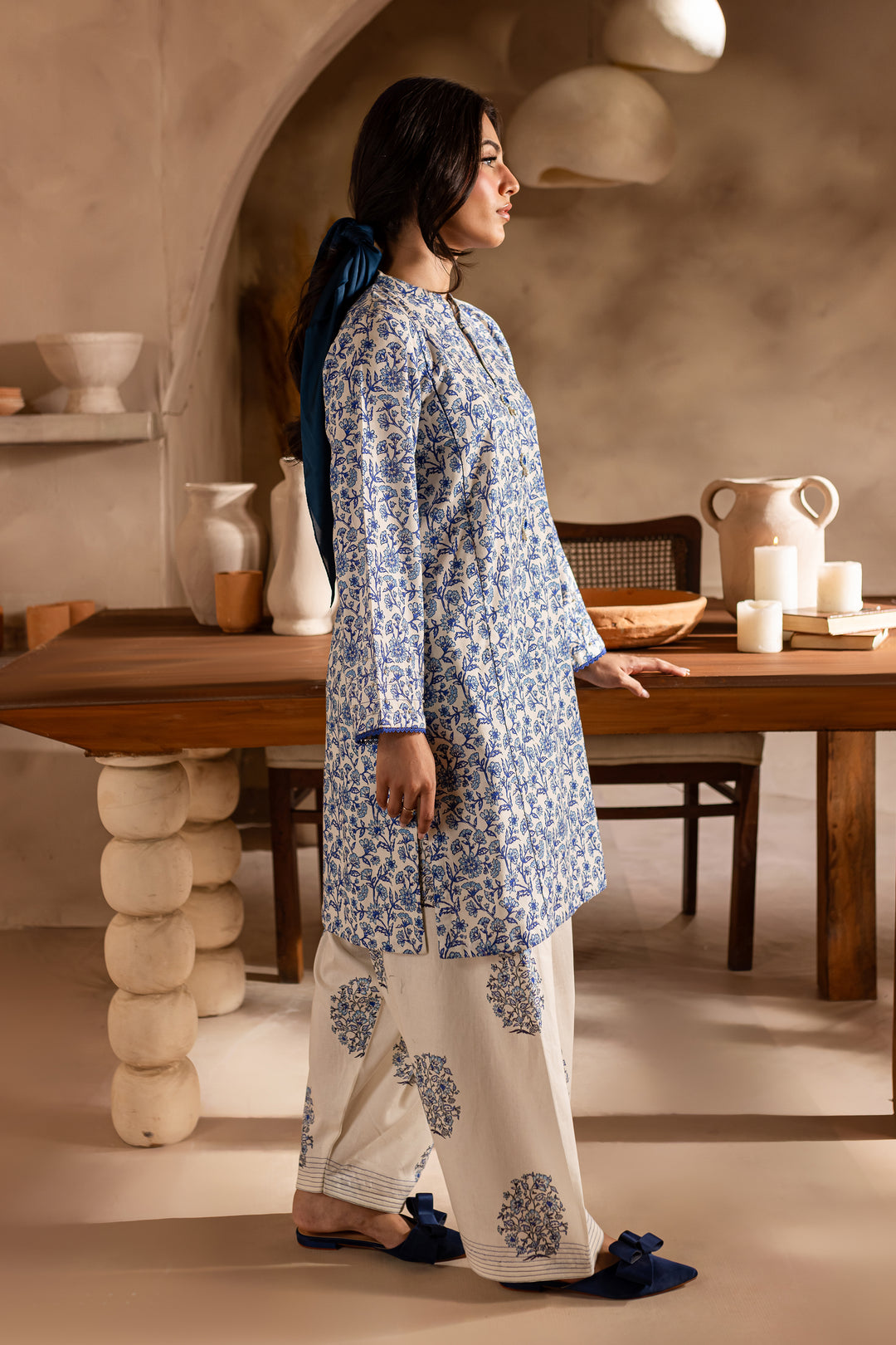 Elara 2Pc - Printed Khaddar Dress - BATIK