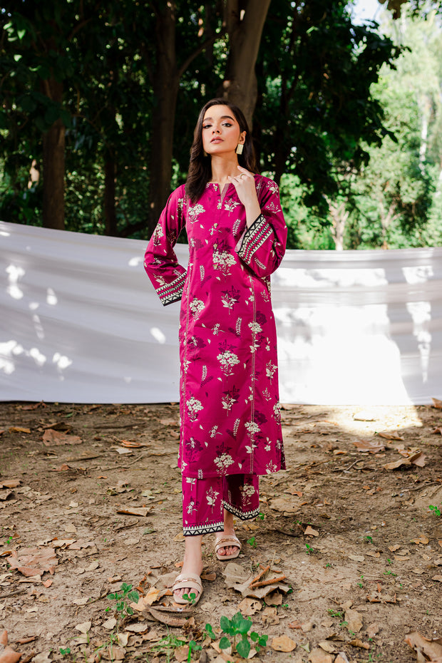 Vista 2Pc - Printed Cambric Dress - BATIK